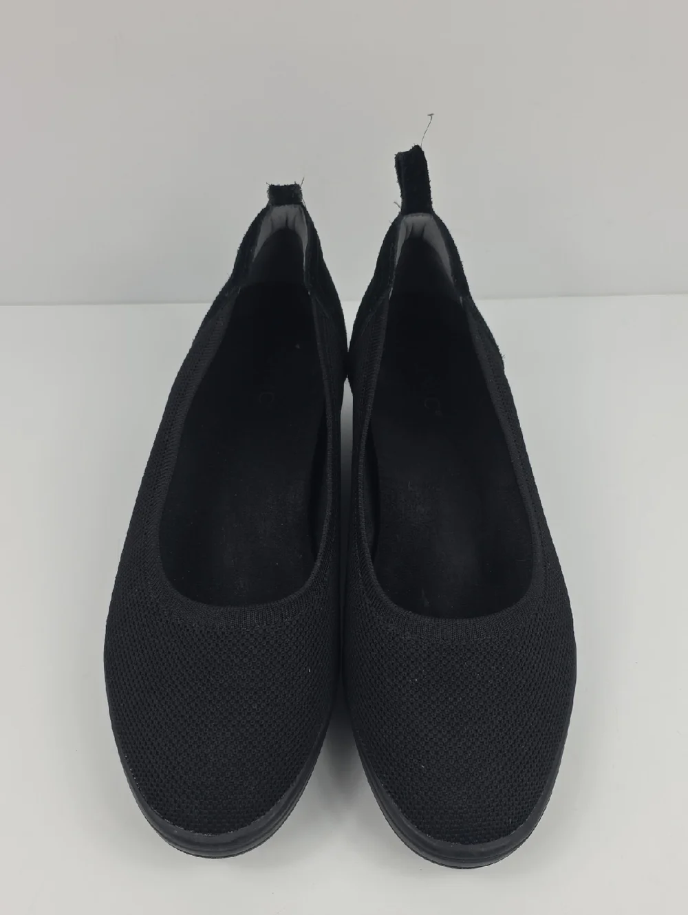 Vionic Jacey Black Slip-on Wedge Women's Shoes Size 9.5